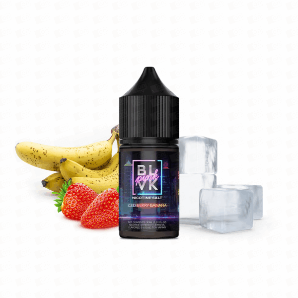 Líquido Blvk Pink NicSalt - 50mg - Iced Berry Banana