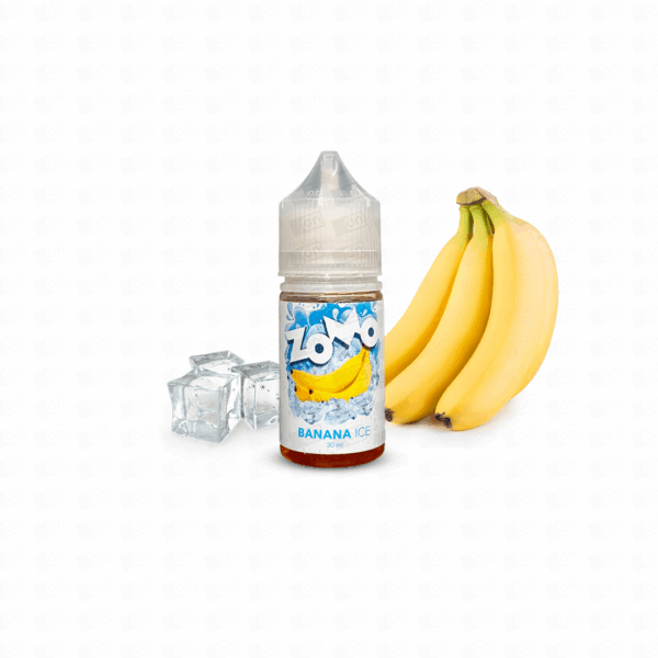 Líquido Zomo Iceburst Freebase - 3mg - 30ml - Banana Ice
