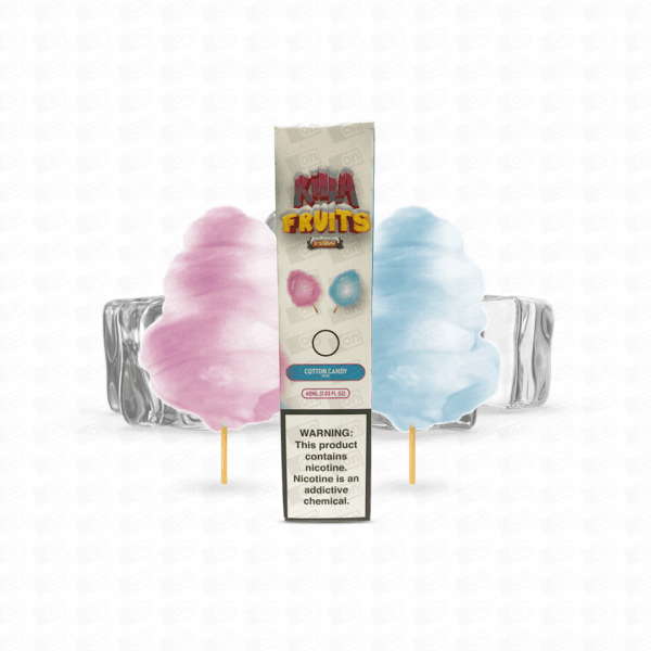Líquido Killa Fruits Ice Freebase - 3mg - 60ml - Cotton Candy