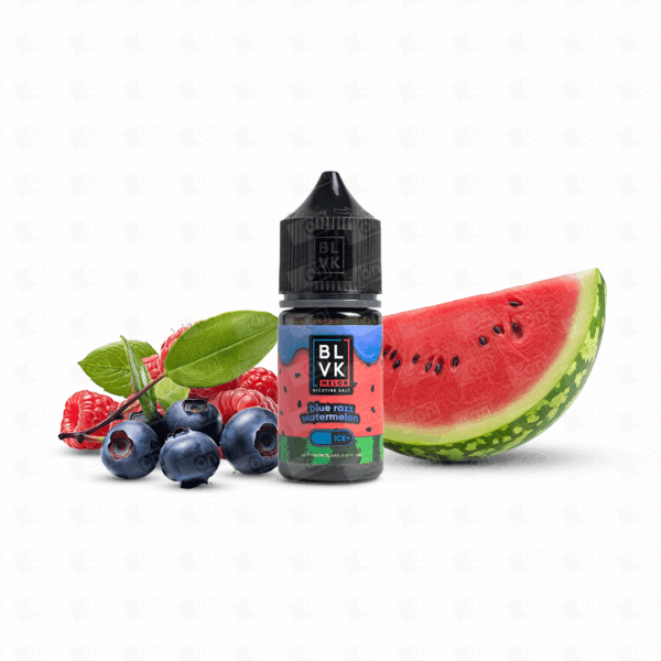 Líquido Blvk Melon NicSalt - 50mg - Blue Razz Watermelon