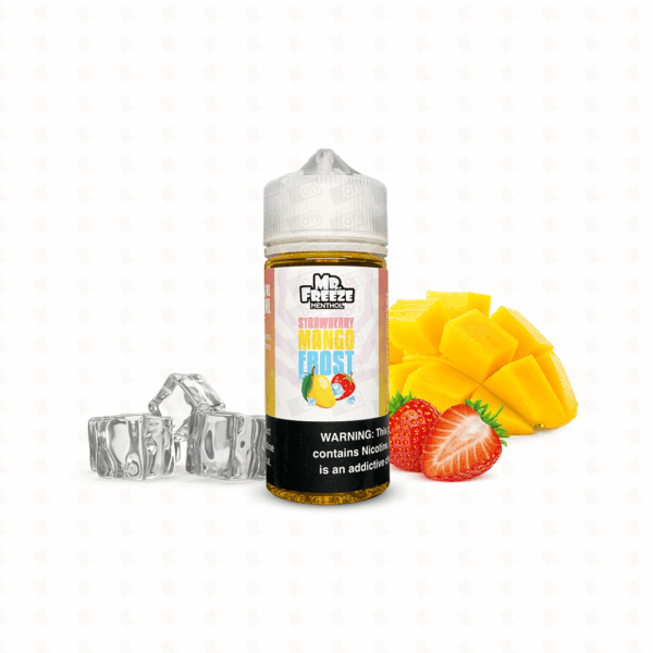 Líquido Mr Freeze Menthol Freebase - Strawberry Mango Frost