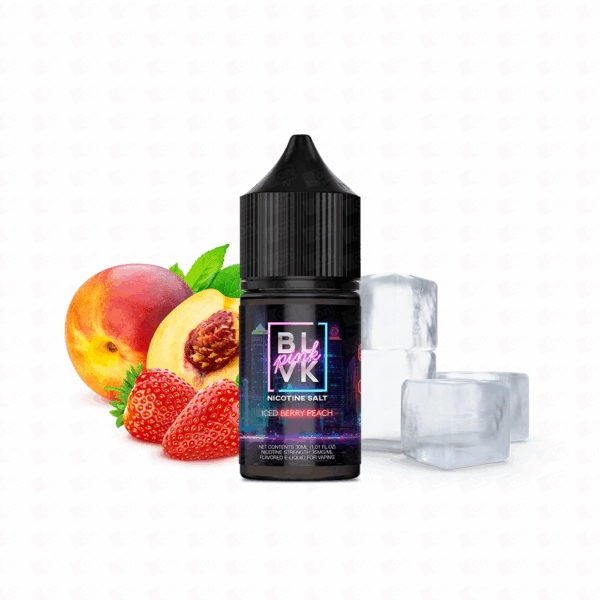 Líquido Blvk Pink NicSalt - 50mg - Iced Berry Peach