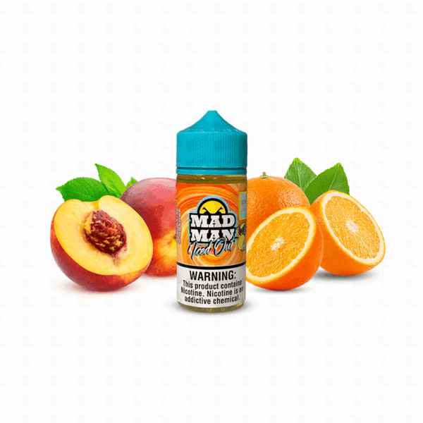 Líquido Mad Man Twisted Ice Out Freebase - Peach Orange