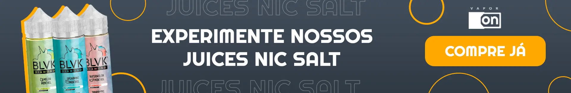 Líquido para cigarro eletrônico com nicotina VaporonBR - Sua Vape Store CTA 31