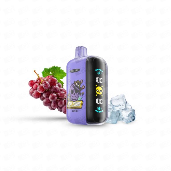 Pod Descártavel Elfbar GH23000 Puffs - 5% - Grape Ice