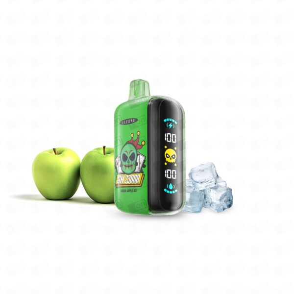 Pod Descártavel Elfbar GH23000 Puffs - 5% - Green Apple Ice