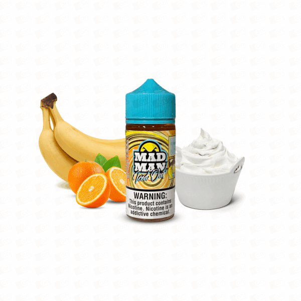 Líquido Mad Man Twisted Ice Out Freebase - Banana Orange Cream