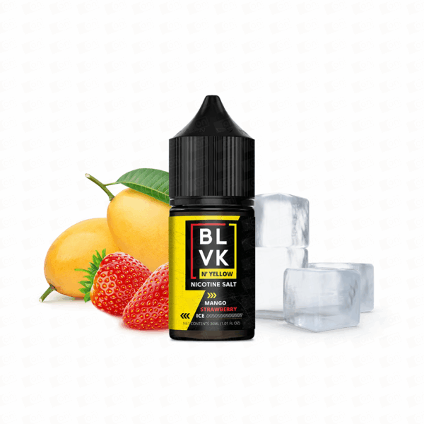 Líquido Blvk Yellow NicSalt - Mango Strawberry Ice