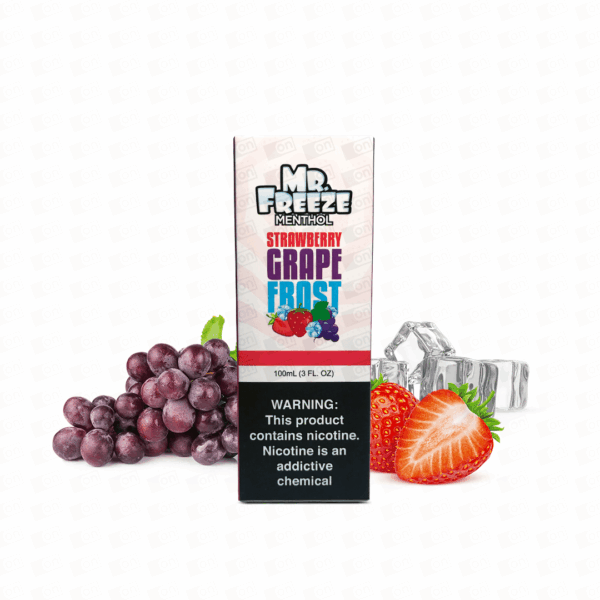 Líquido Mr Freeze Menthol Freebase - Strawberry Grape Frost
