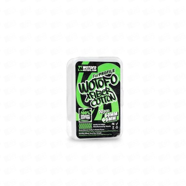 Algodão Cotton Coil Vape - Wotofo XFiber - 6MM