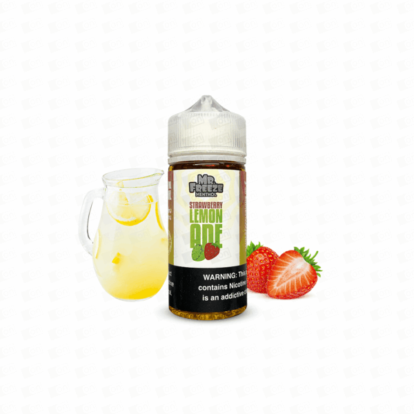 Líquido Mr Freeze Menthol Freebase - Strawberry Lemonade Frost