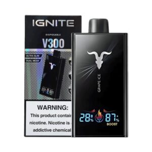 Pod Descartável Ignite V300 30000 Puffs - Black - 5%